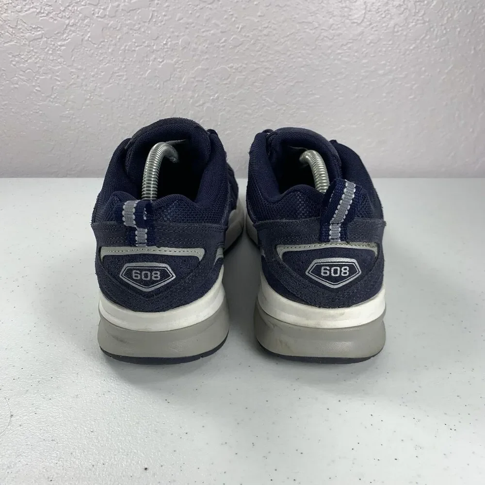 New Balance 608v5 Navy Blue Sneakers Mens 9.5 Suede MX608UN5